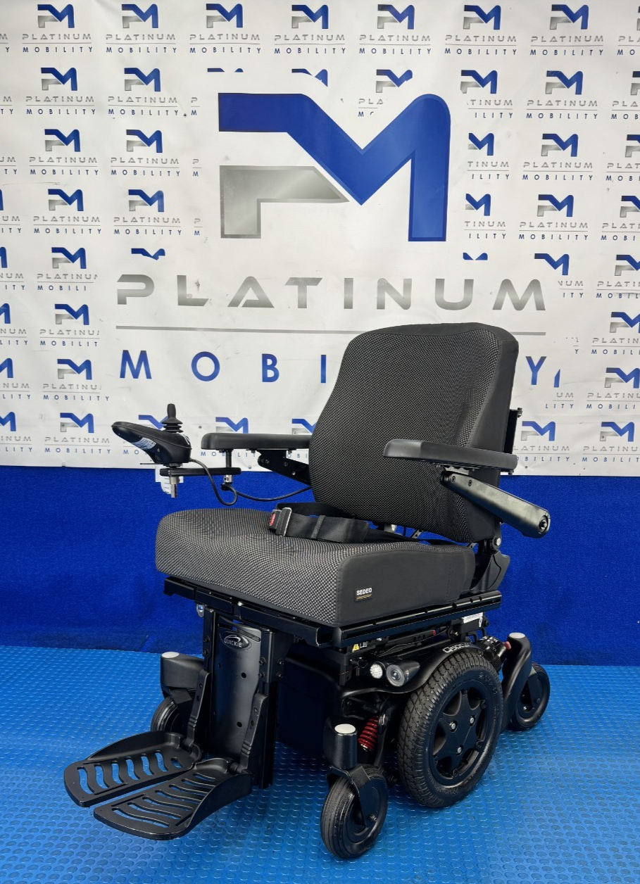 SUNRISE QUICKIE Q500M 6MPH ELECTRIC WHEELCHAIR RISER TILT POWERCHAIR 2455