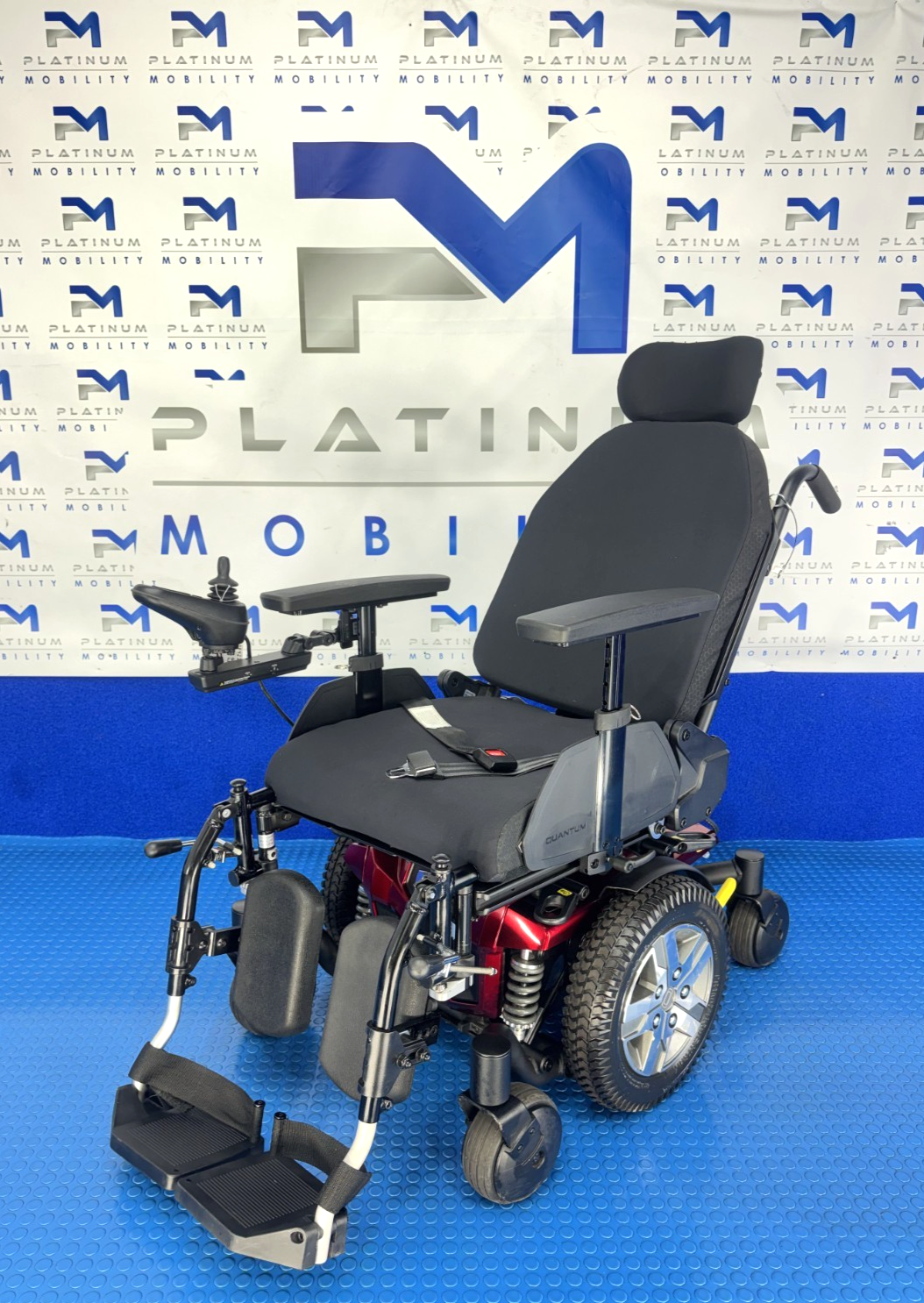 PRIDE QUANTUM Q4 MWD 4MPH ELECTRIC TILT, RECLINE MOBILITY WHEELCHAIR 2777