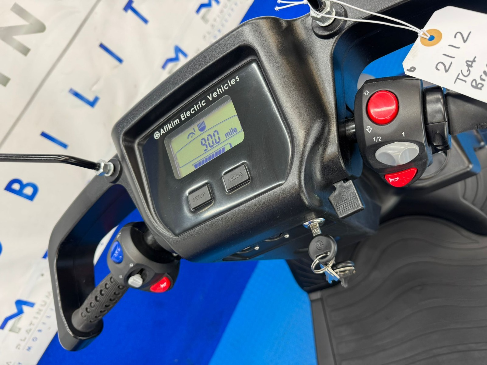2021 TGA Breeze S3 8MPH Large All Terrain Mobility Scooter Road Legal #2112