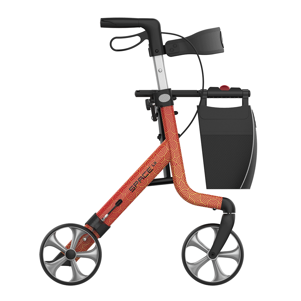Rehasense Space LX Rollator Cloud Lightweight Folding Walker BRAND NEW