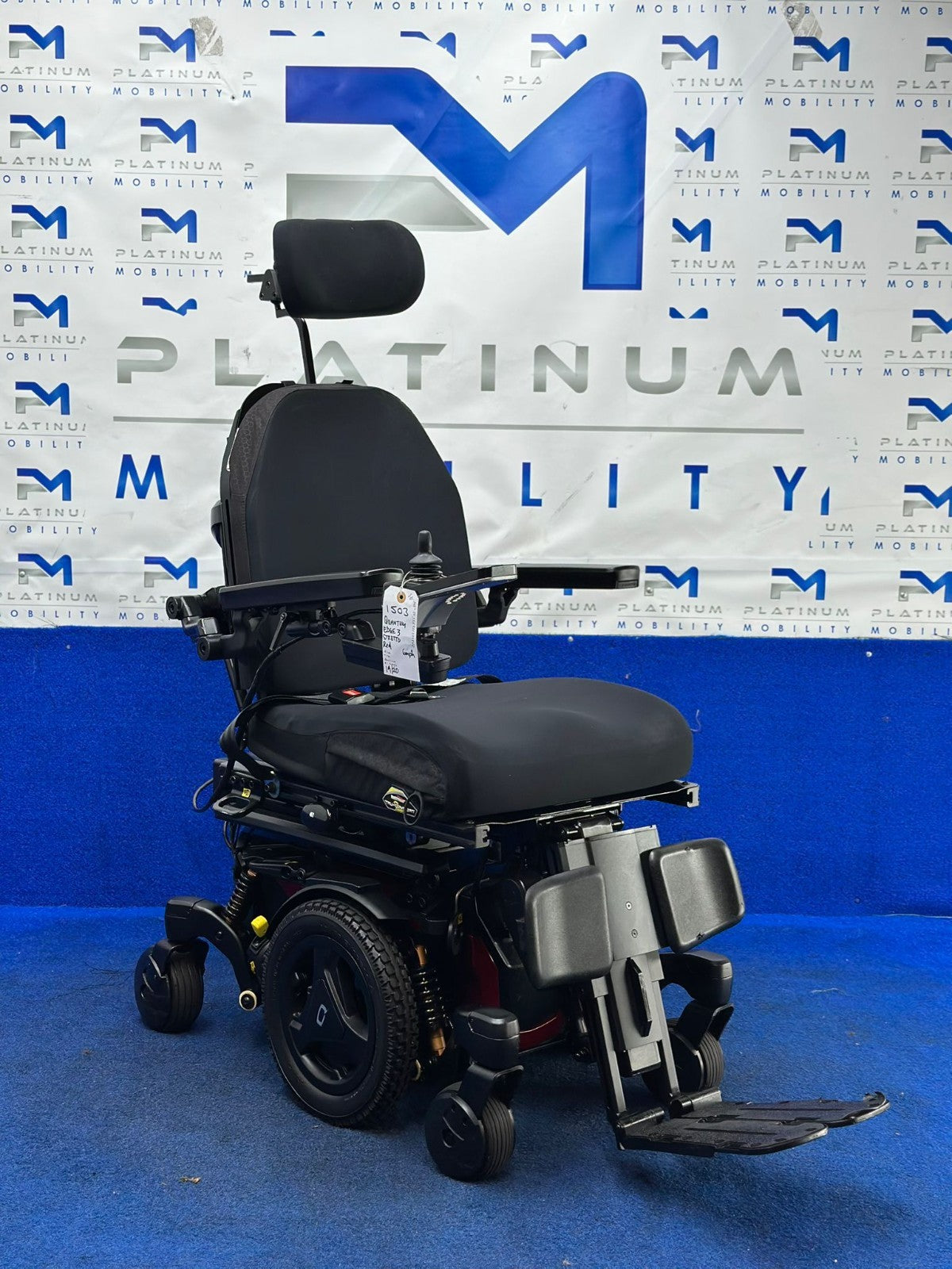 PRIDE QUANTUM EDGE 3 STRETTO 4 MPH ELECTRIC POWER WHEELCHAIR POWERCHAIR 1503