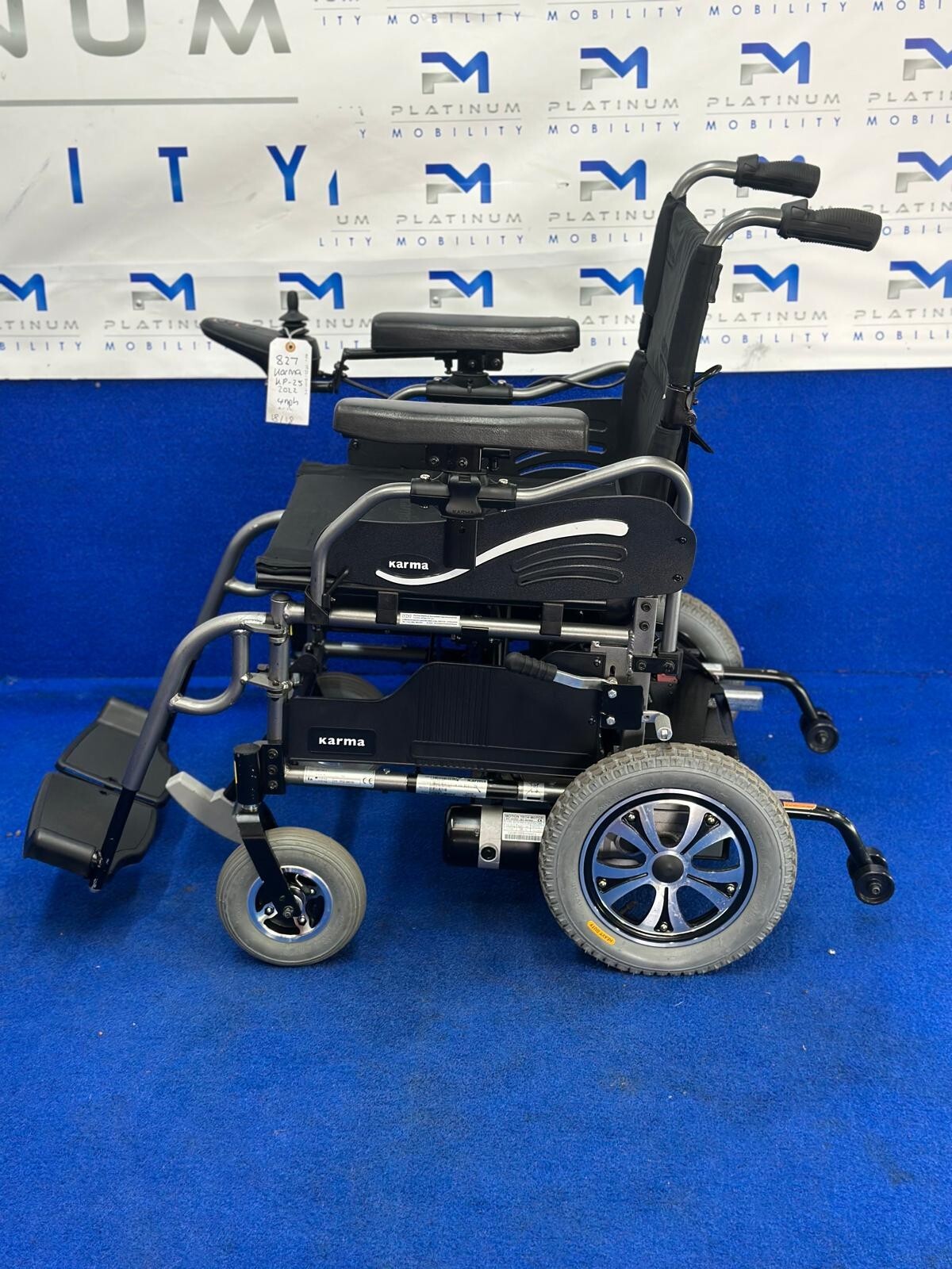 2022 KP-25  Karma Falcon Powerchair Electric Wheelchair 4 MPH Lightweight