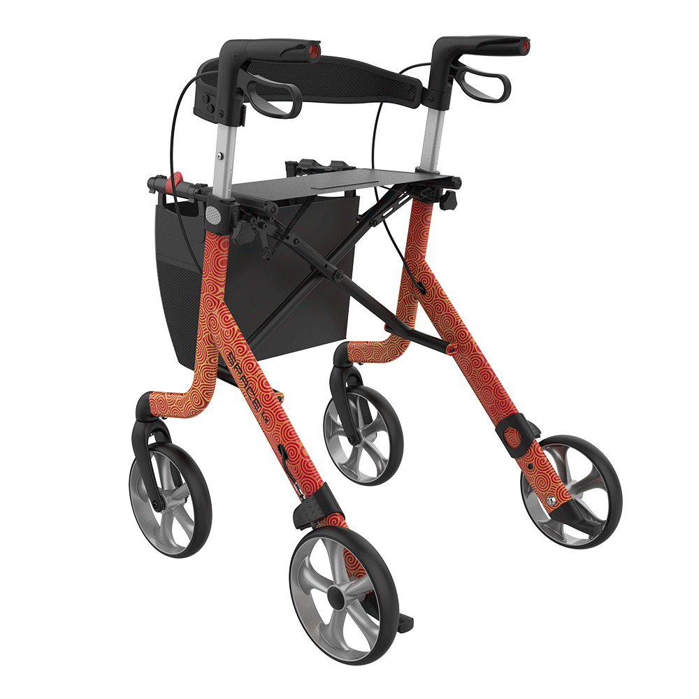Rehasense Space LX Rollator Cloud Lightweight Folding Walker BRAND NEW