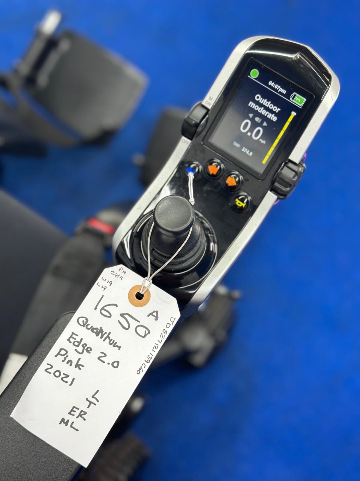 PRIDE QUANTUM Q6 EDGE 2.0 i-LEVEL 6 MPH ELECTRIC MOBILITY POWERCHAIR 1650