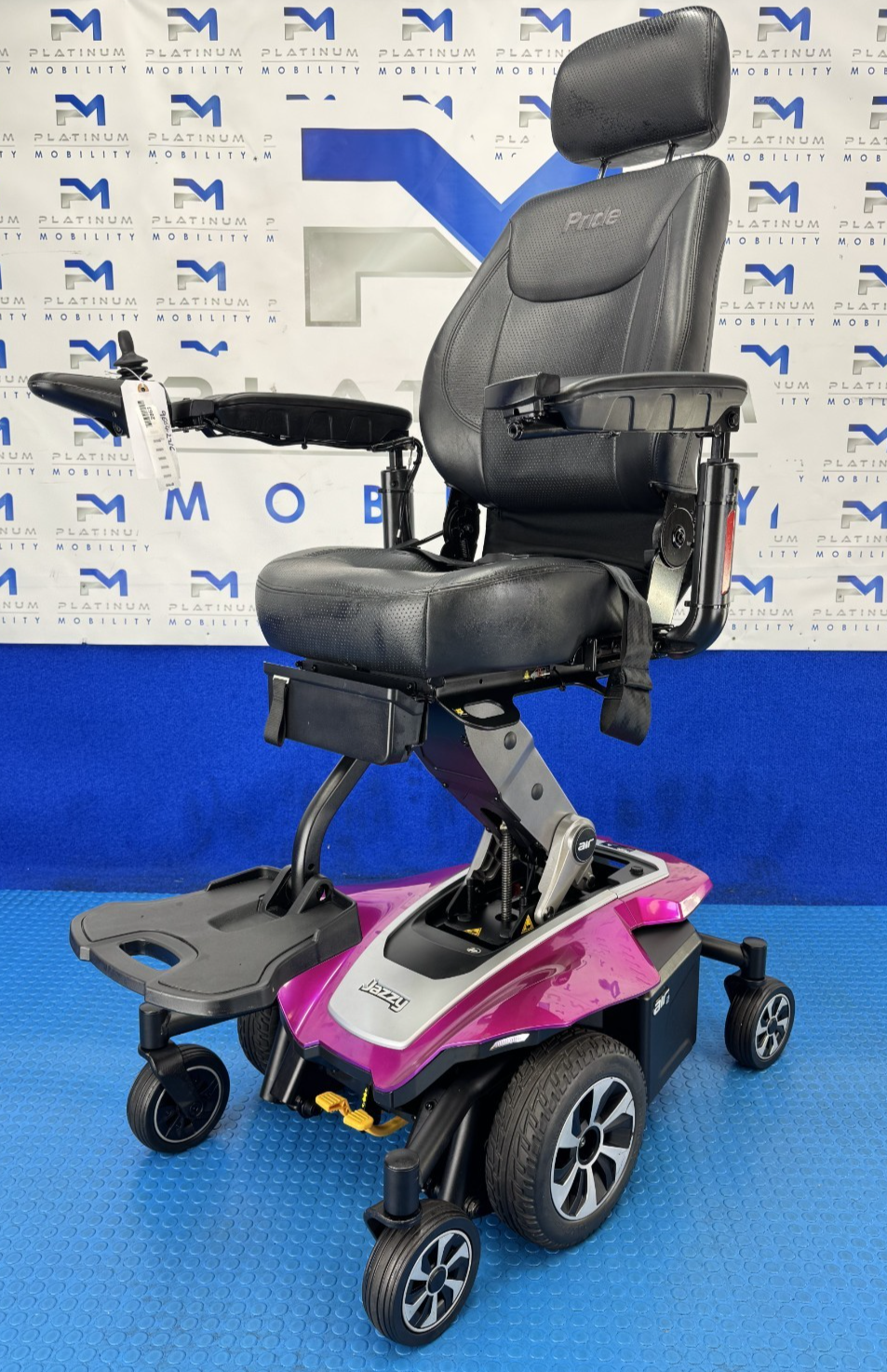 Pride Jazzy Air 2.0 Power Chair Electric Wheelchair with Electric Seat Lift 2863