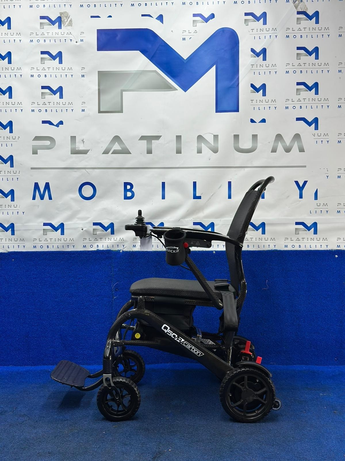 2024 QUICKIE Q50 R LIGHTWEIGHT CARBON FIBRE ELECTRIC POWERCHAIR FOLDING 4MPH