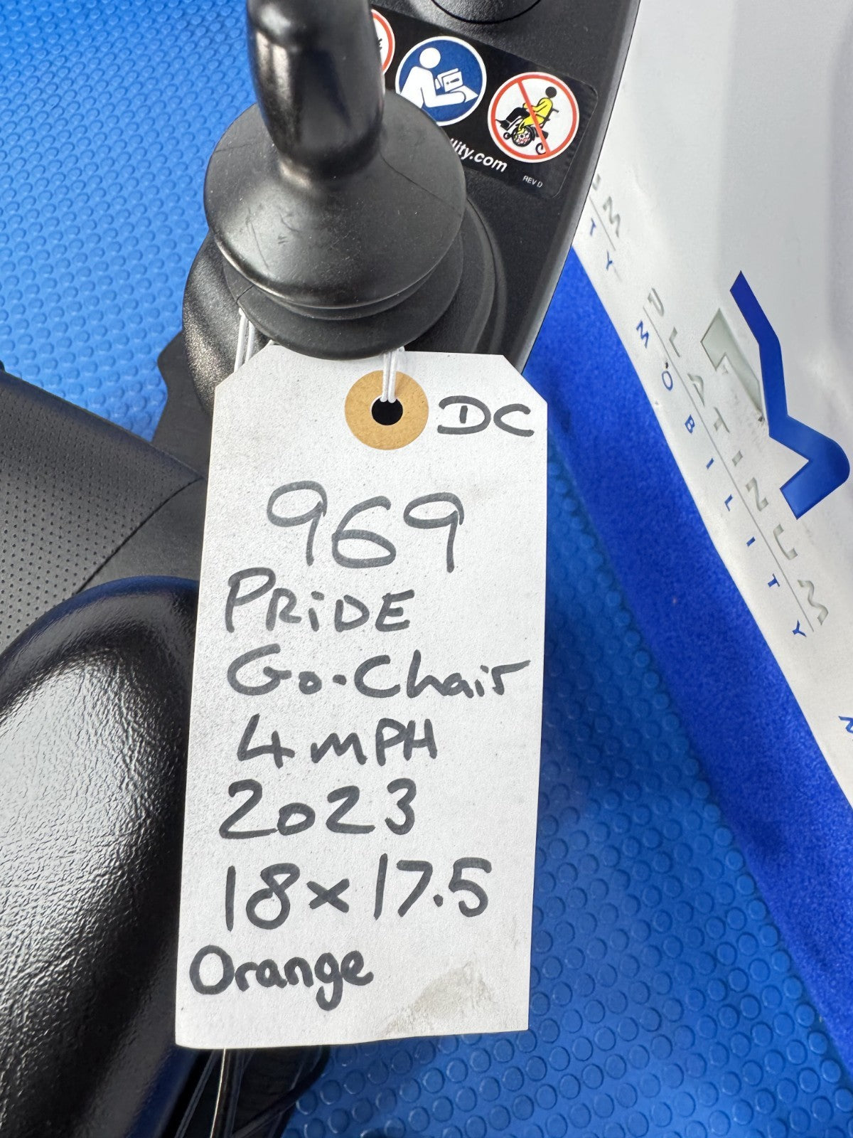 Pride Go Chair Powerchair – 4mph RWD Transportable Electric Wheelchair 969