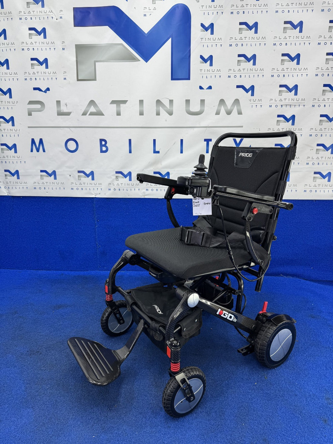 Pride I Go Lite Carbon Fibre Lightweight Portable Powerchair 18kg 4mph 1729