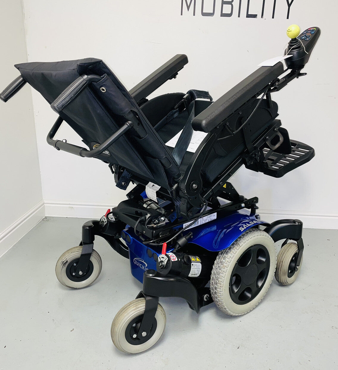 SUNRISE QUICKIE SALSA M2 ELECTRIC MOBILITY WHEELCHAIR POWERCHAIR SCOOTER CHAIR