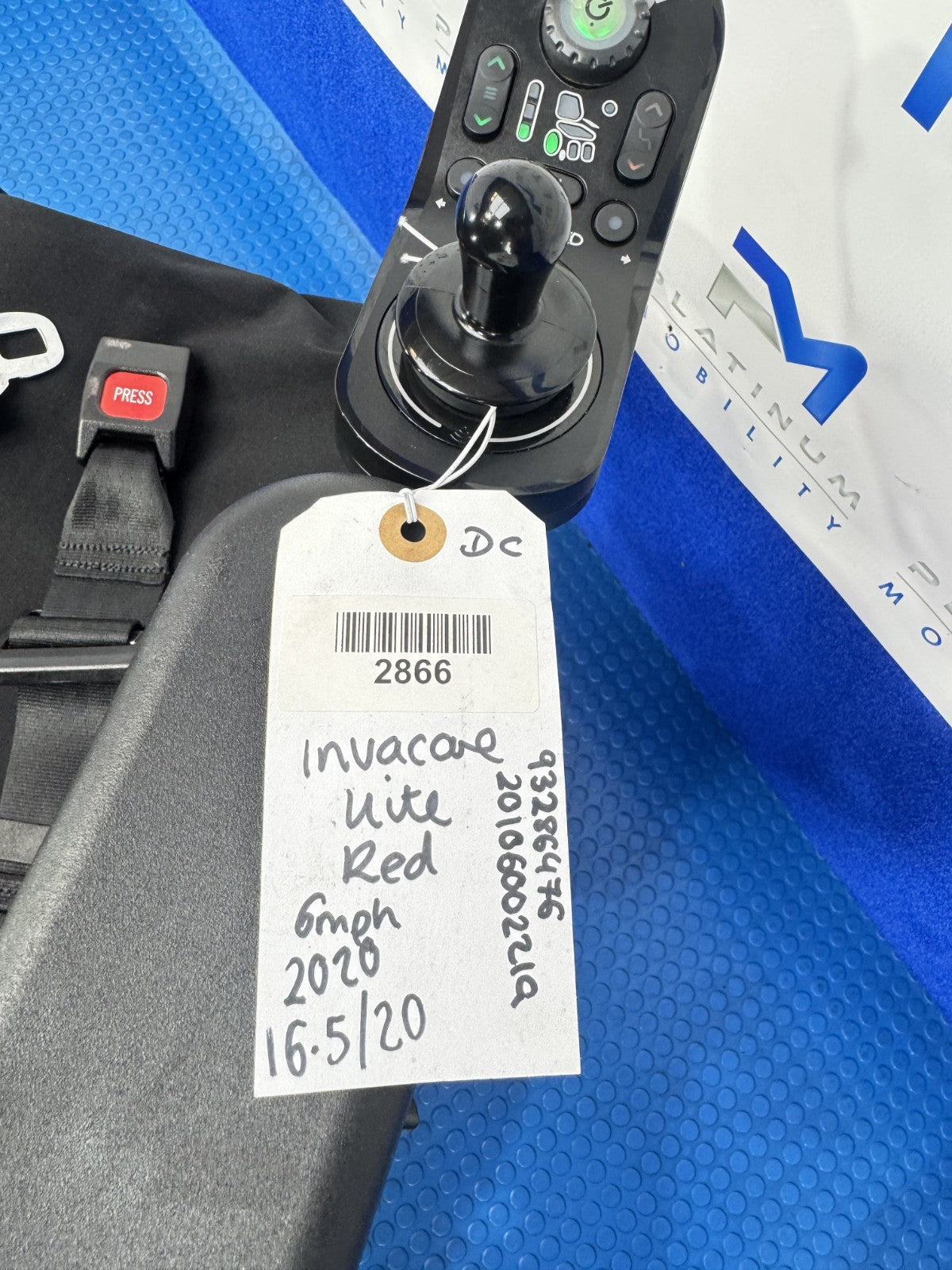 Invacare Kite 6mph Electric Powerchair Wheelchair New Batteries Ref 2866