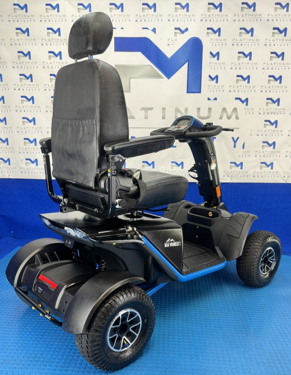 Pride Baja Wrangler Mobility Scooter All Terrain New Batteries 8Mph 2458