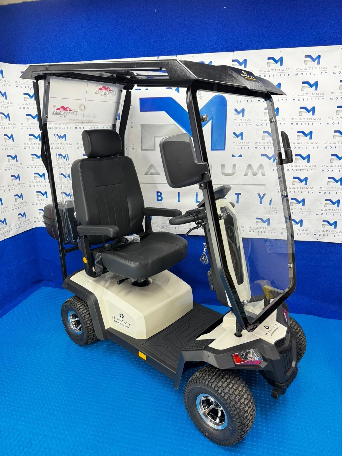 ⭐️SCOOTERPAC SAVVY DEFENDER⭐️ All Terrain Mobility Scooter with Hard Top Canopy