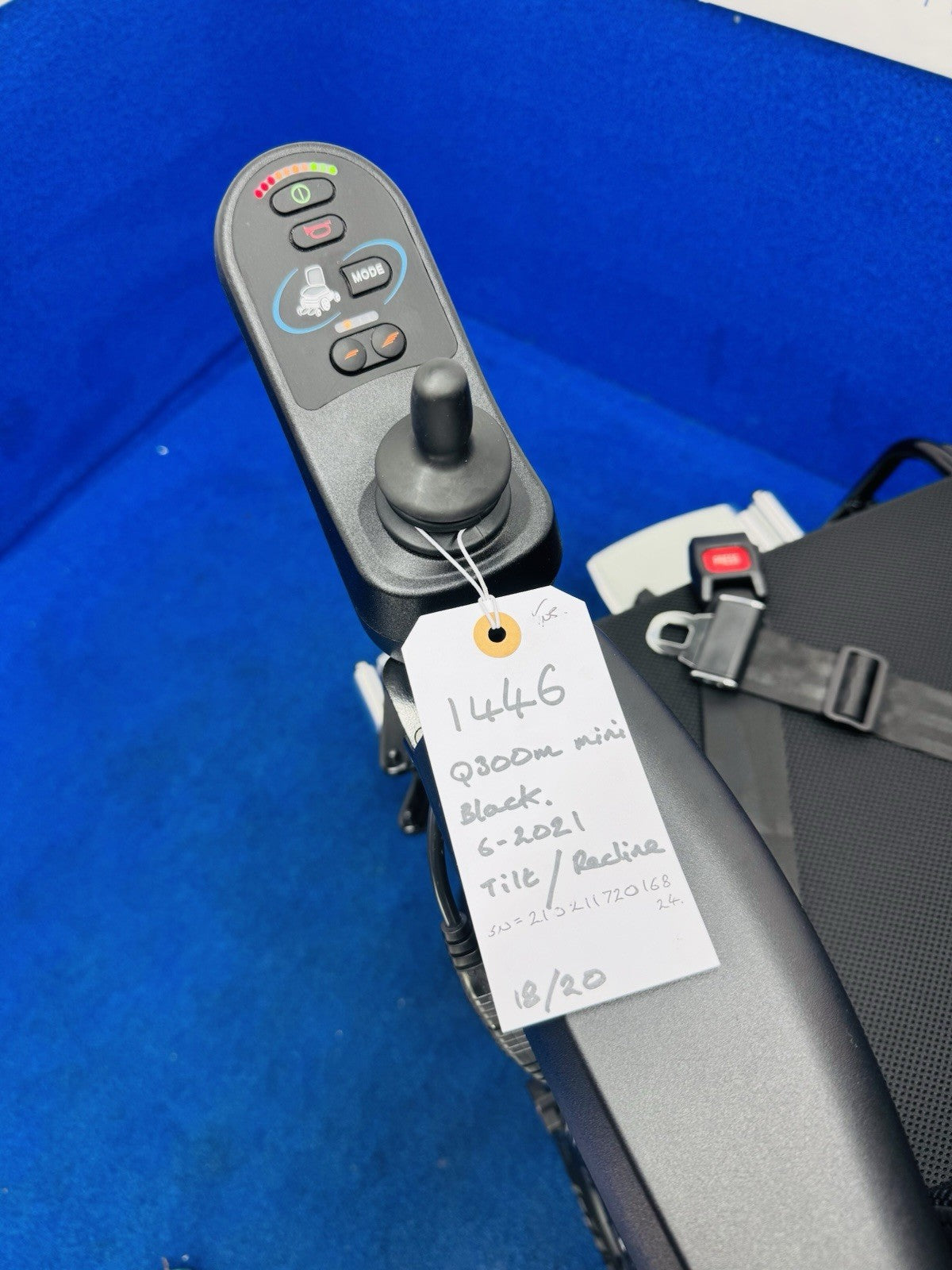 Quickie Q300 Mini Powerchair  4mph Recline Electric Wheelchair by Sunrise (1446)