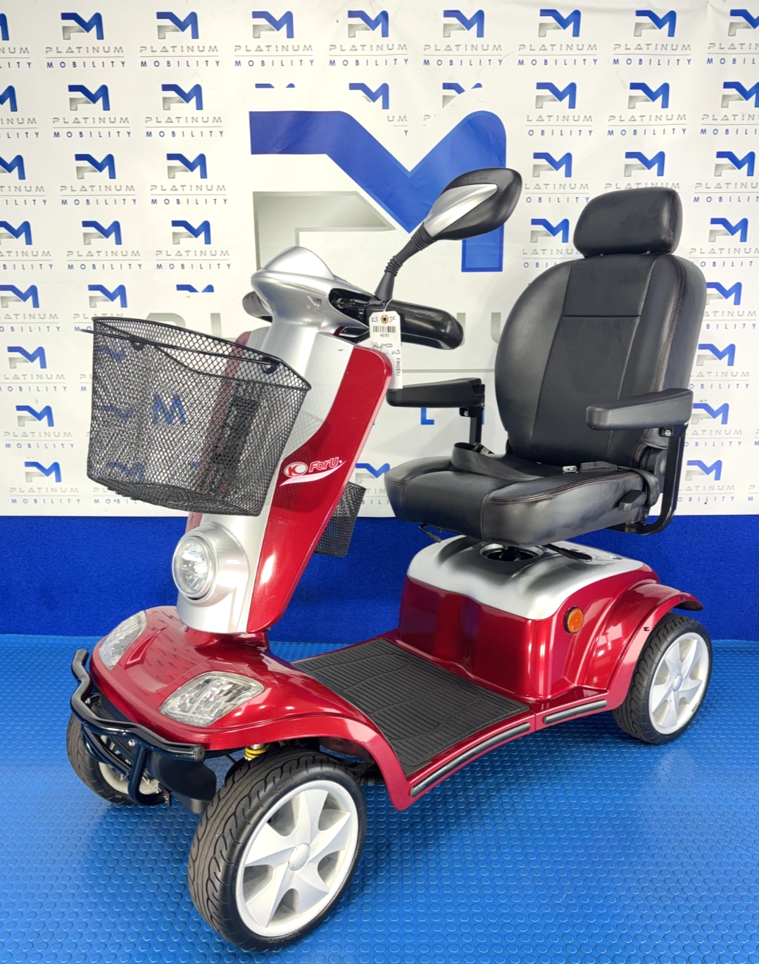 Kymco Maxi 4 Wheeled Mobility Scooter New Batteries, Solid Tyres, 8mph 4070
