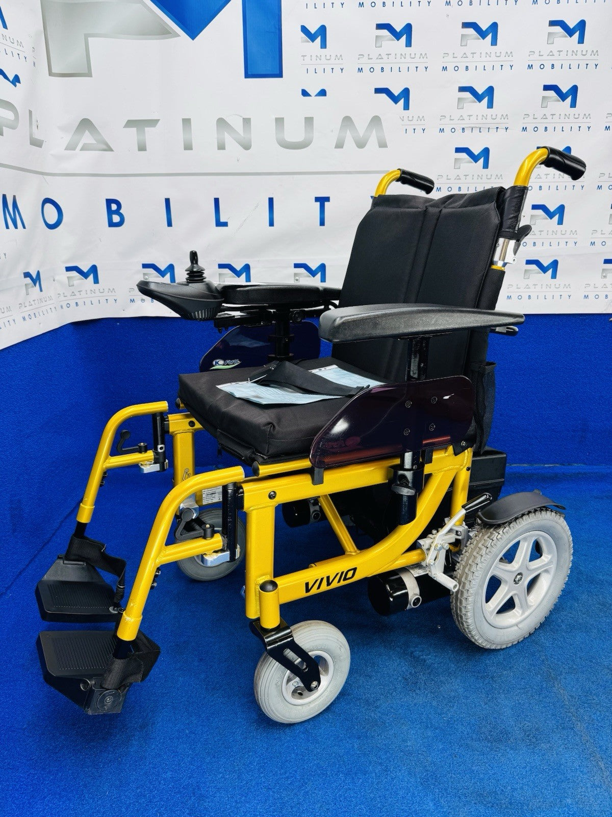 KYMCO VIVIO 4MPH RWD ELECTRIC TRANSPORTBALE FOLDABLE WHEELCHAIR POWERCHAIR