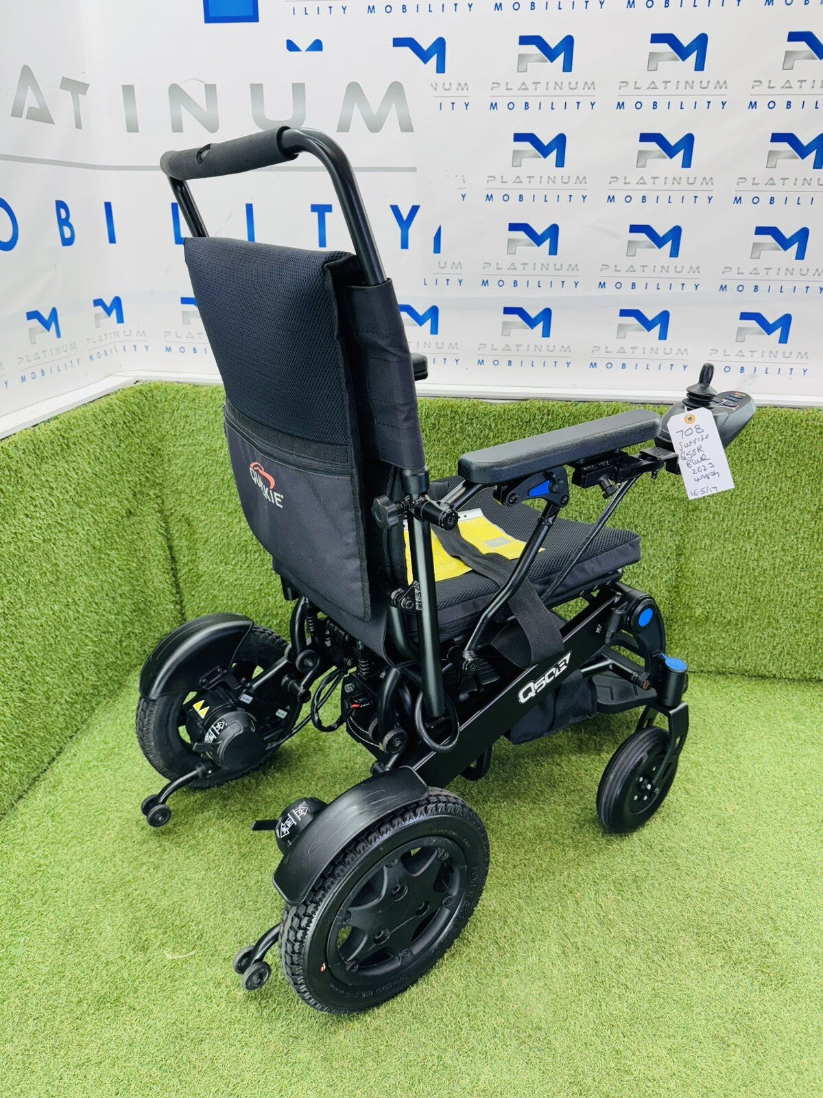 QUICKIE Q50R FOLDING 4MPH TRANSPORTABLE LITHIUM ELECTRIC POWERCHAIR WHEELCHAIR