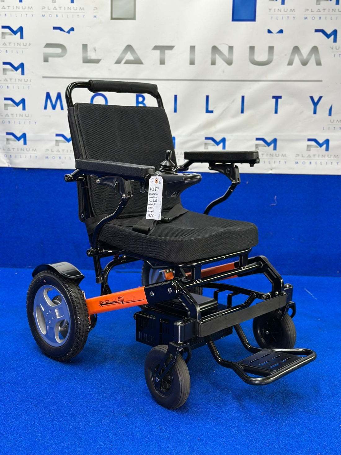 Monarch MM Ezi-Fold 4 MPH Folding Lightweight Lithium Portable Powerchair 1489