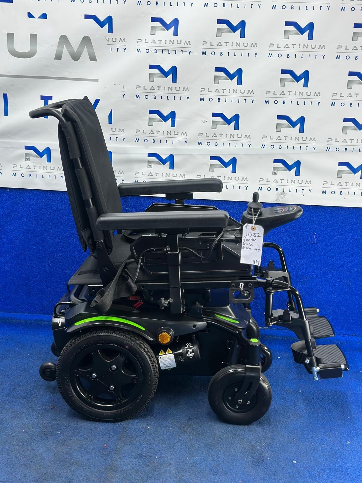 2024 Quickie Q100R Powerchair – 4mph Small Electric Wheelchair (1052)