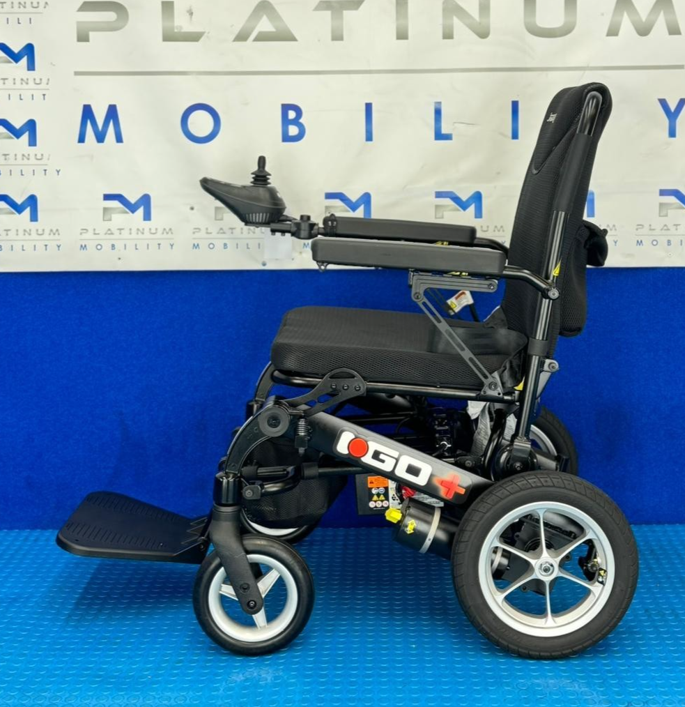 Pride iGo Plus Folding Powerchair 4Mph – Lightweight Electric Wheelchair 2208