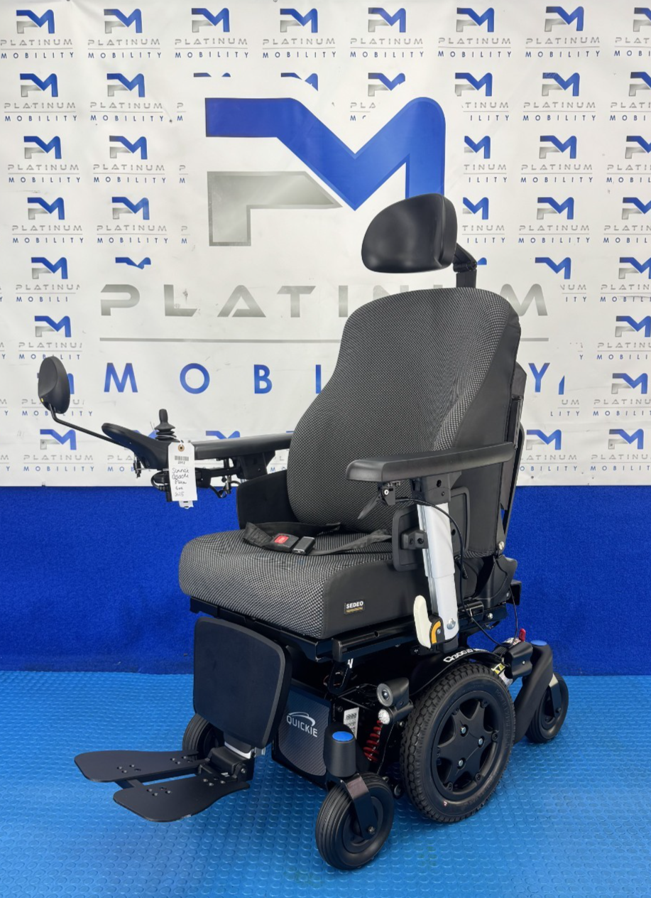 2025 Sunrise Quickie Q300M Powerchair 6 mph Riser, Tilt Electric Wheelchair 2912