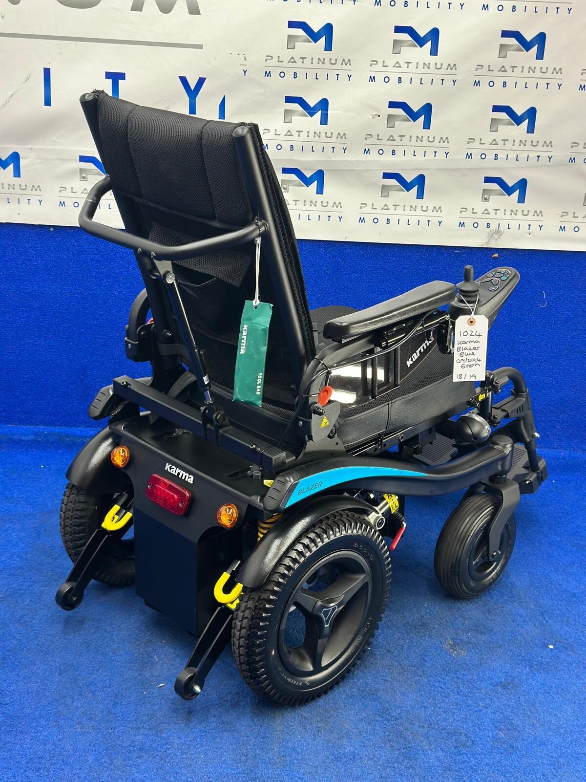 KARMA BLAZER 2 MOBILITY ELECTRIC WHEELCHAIR POWERCHAIR SCOOTER 6 MPH All Terrain