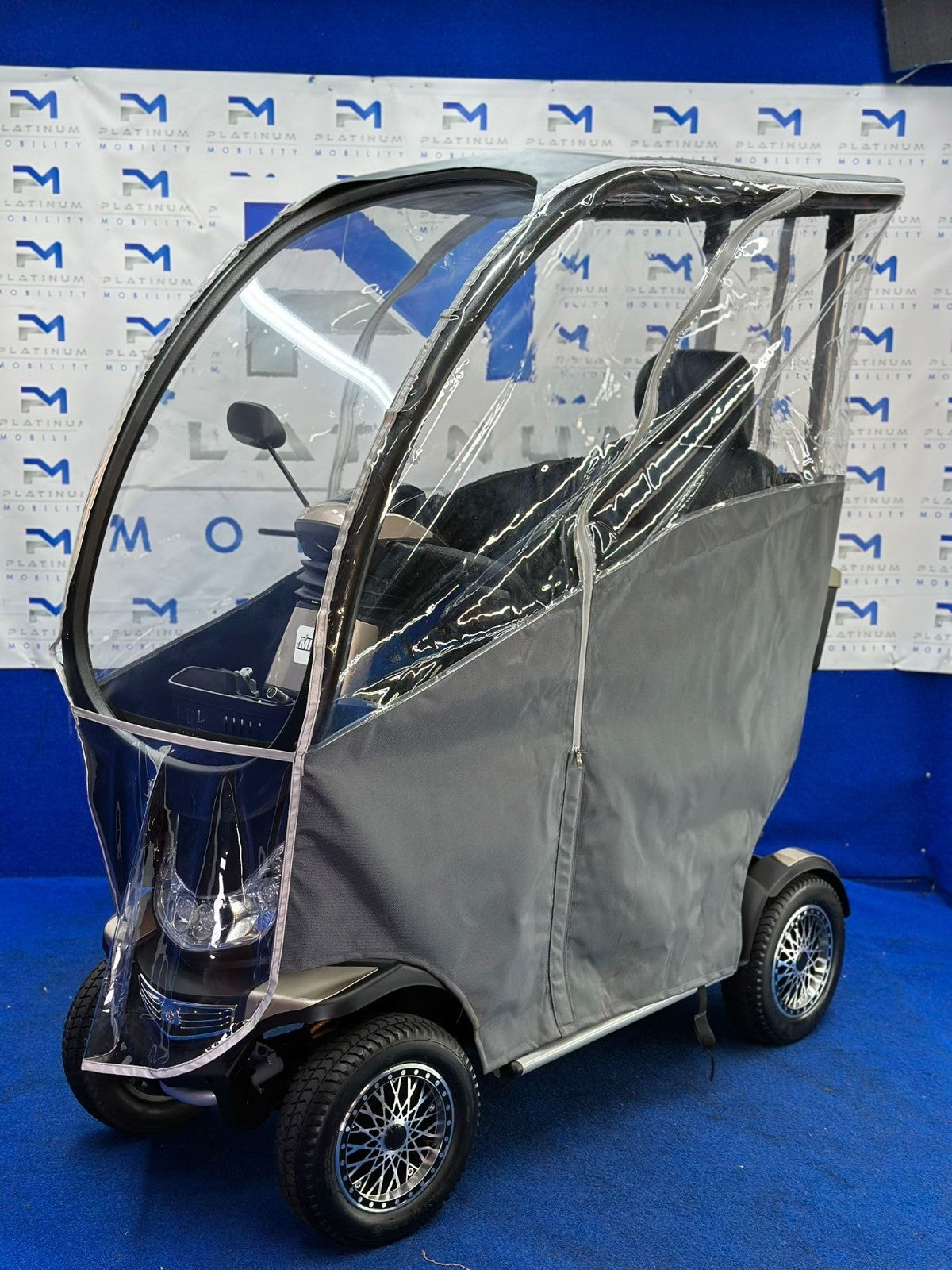 Used Electric Mobility Scooter With Hard Canopy Monarch Storm Road Legal 8mph