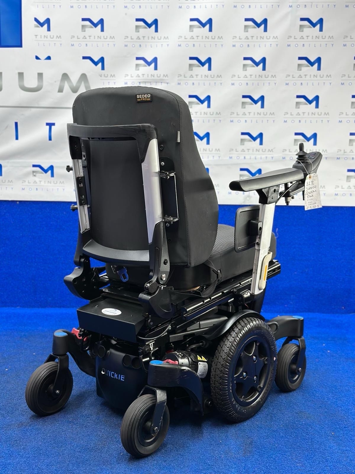 SUNRISE QUICKIE Q500 M 6MPH ELECTRIC RISE MOBILITY POWERCHAIR WHEELCHAIR 828
