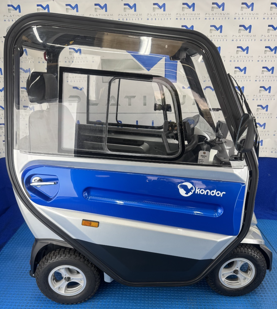 Careco Kondor Cabin Car 6 Mph New Batteries Reverse Camera Feature 2559