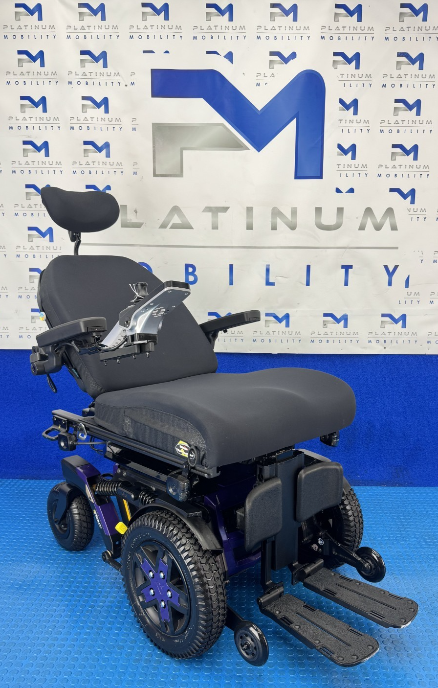 Quantum Pride 4 front 2 Electric Wheelchair RISE TILT RECLINE 6mph 2761