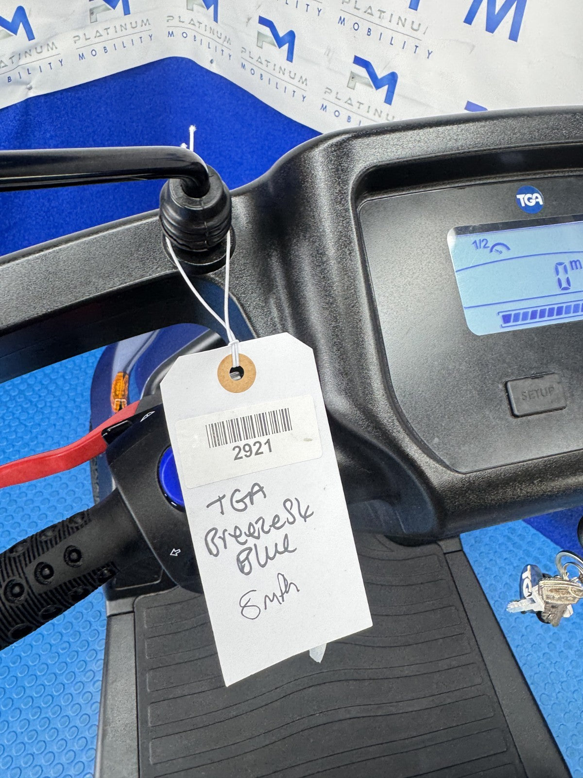 TGA Breeze S4 8MPH All Terrain Mobility Scooter Road Ex Demo Condition 2921