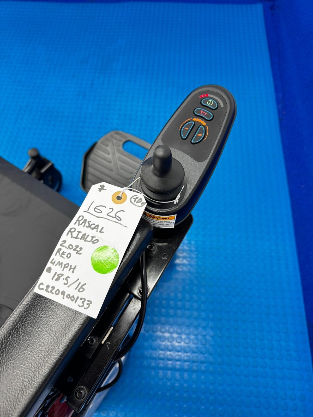 Rascal Rialto Small Electric Wheelchair 4MPH Powerchair Tight Turning 1626