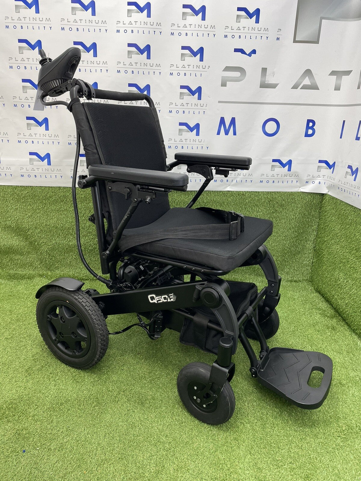 QUICKIE Q50R FOLDING 4MPH TRANSPORTABLE LITHIUM ELECTRIC POWERCHAIR WHEELCHAIR