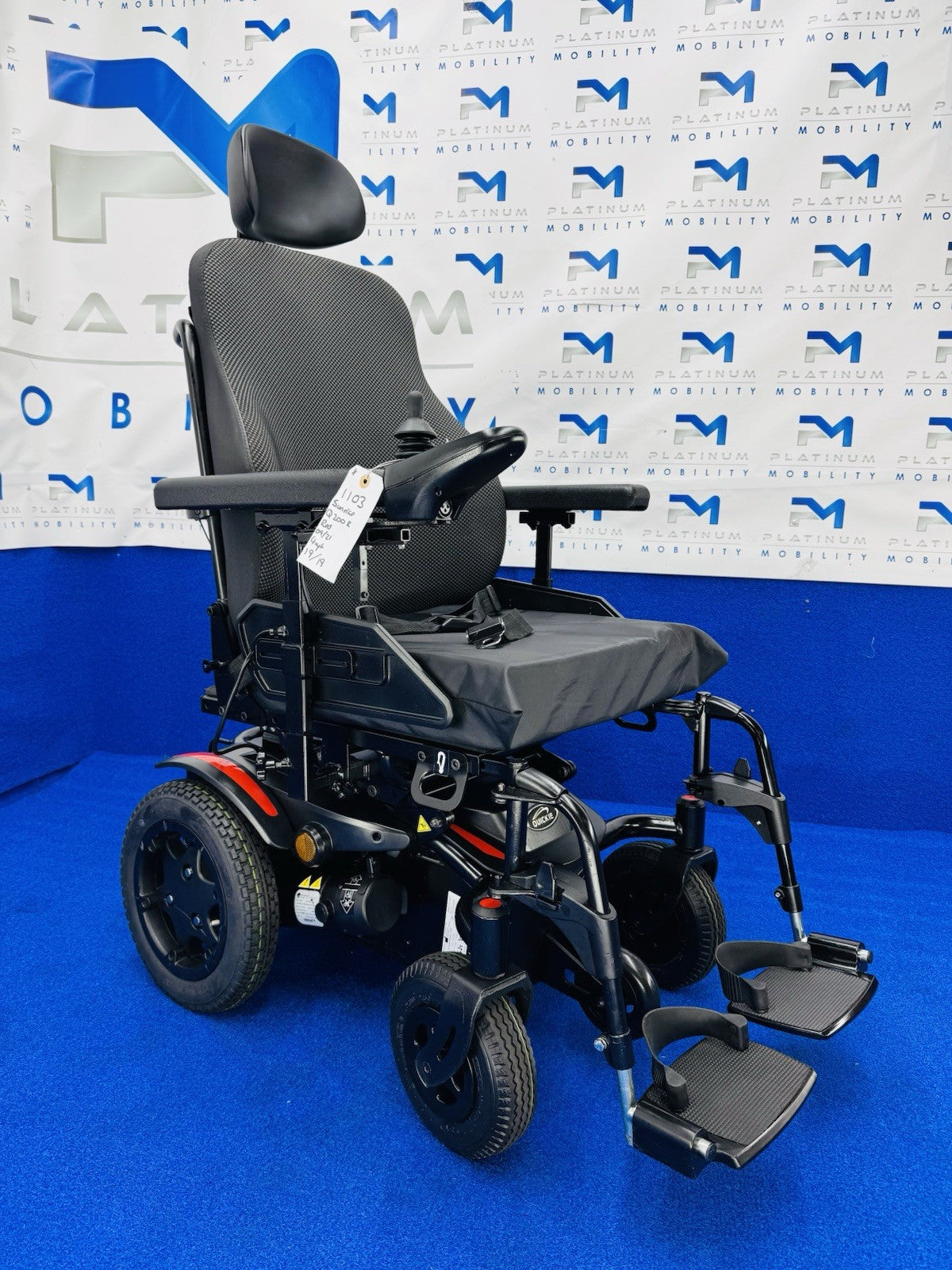 Sunrise Q200R 4mph Rear-Wheel Drive Electric Wheelchair Mobility Powerchair 1103