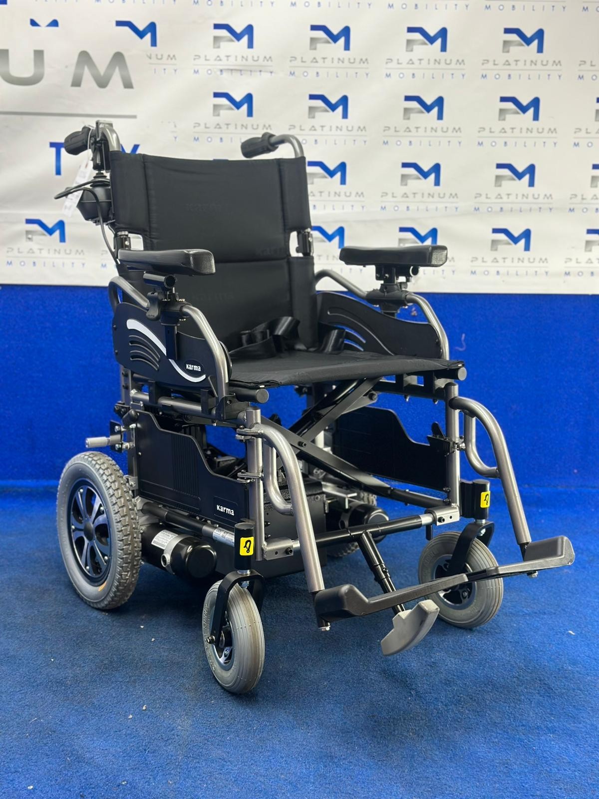 Karma Falcon KP-25 Powerchair – Attendant 4mph Lightweight Wheelchair (1226)