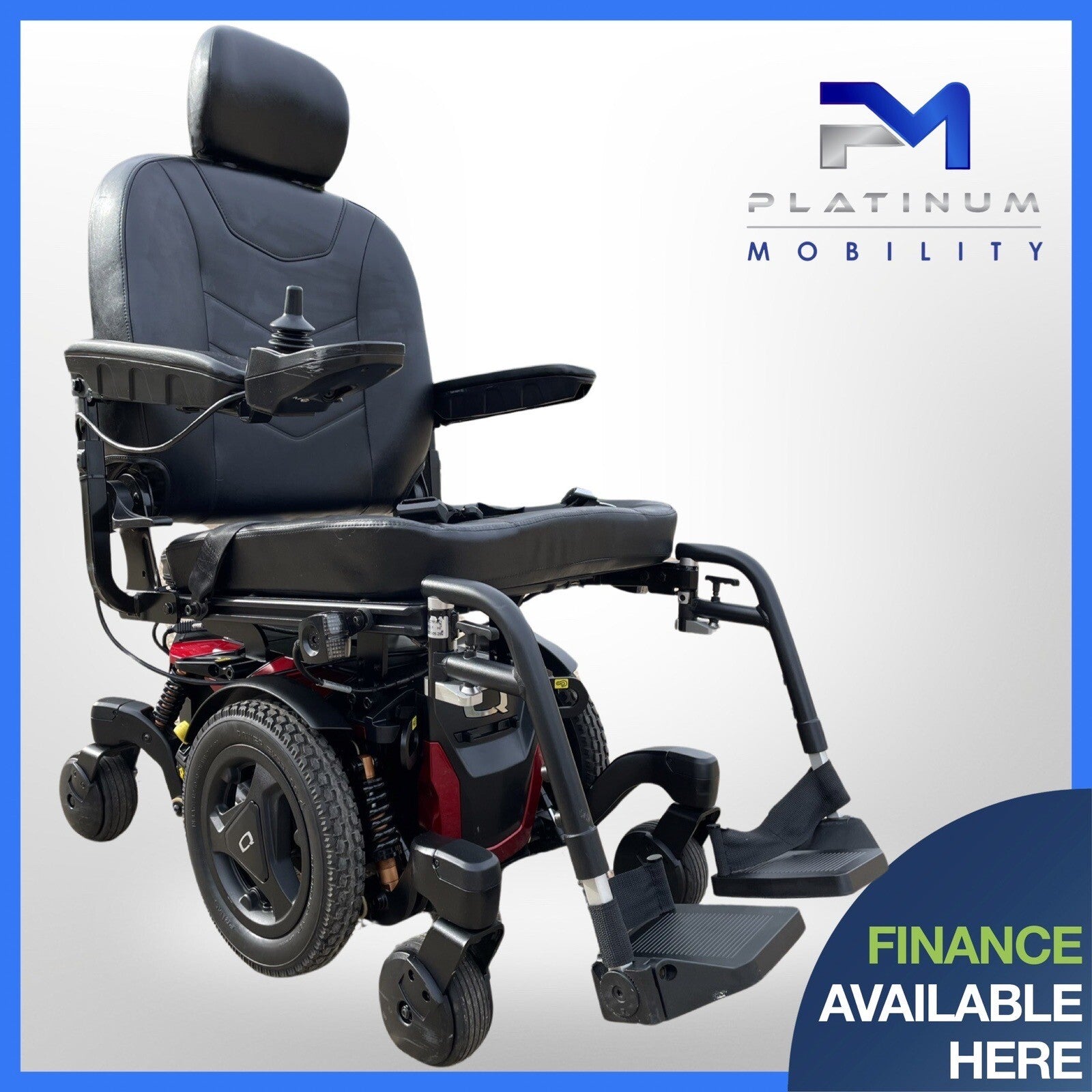 PRIDE QUANTUM EDGE 3 STRETTO 6 MPH ELECTRIC POWER WHEELCHAIR MOBILITY POWERCHAIR