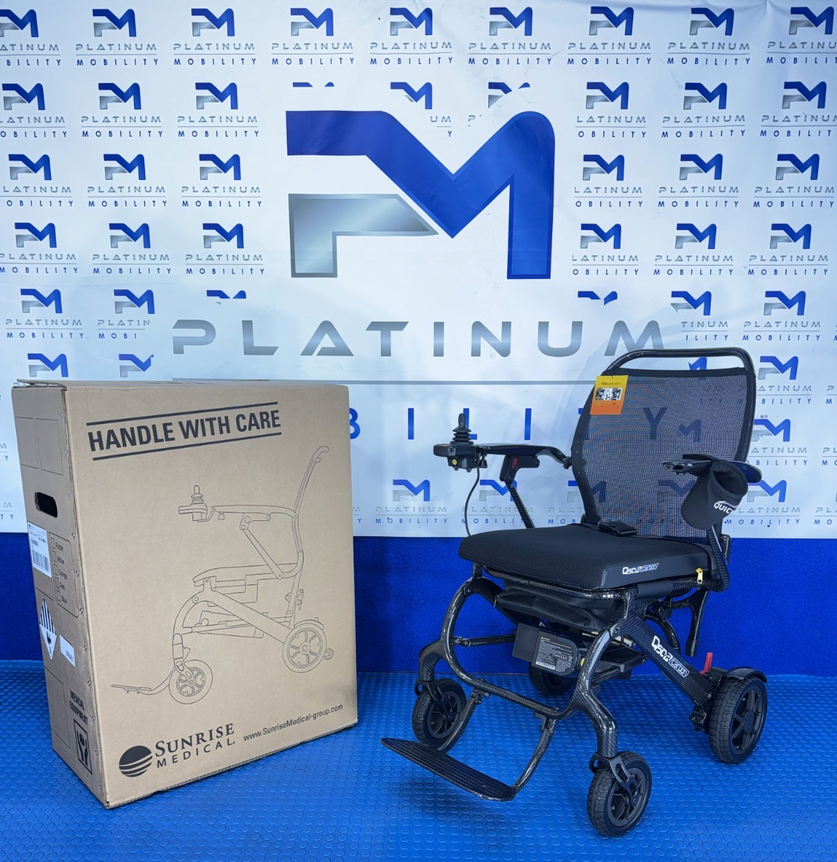New Sunrise Quickie Q50R 14KG Carbon Fibre Electric Powerchair 4MPH