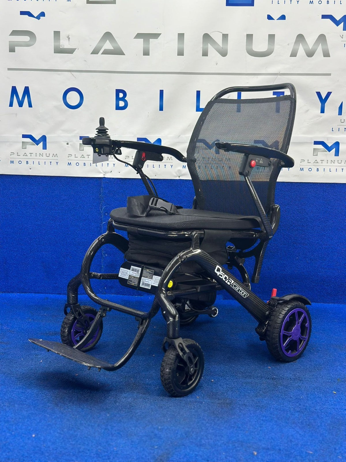 Sunrise QUICKIE Q50R CARBON FIBRE ELECTRIC POWERCHAIR FOLDING 4MPH
