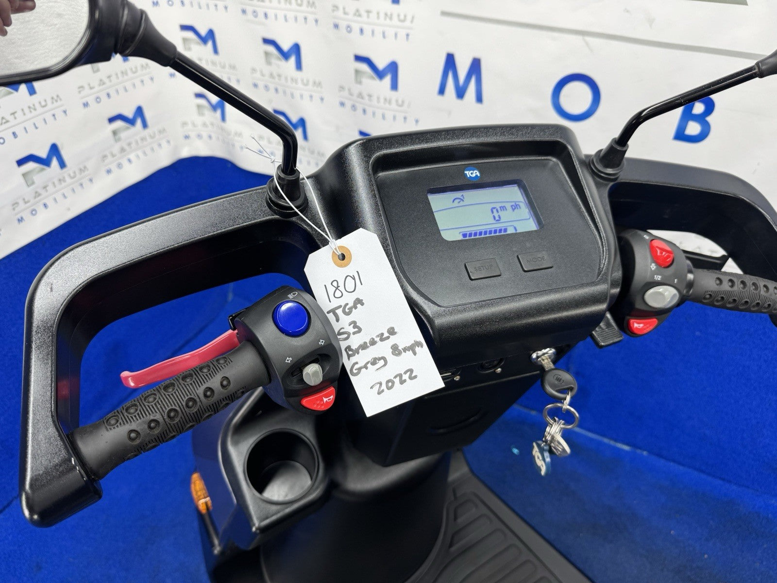 2022 TGA Breeze S3 8MPH LARGE Mobility Scooter All Terrain 1801