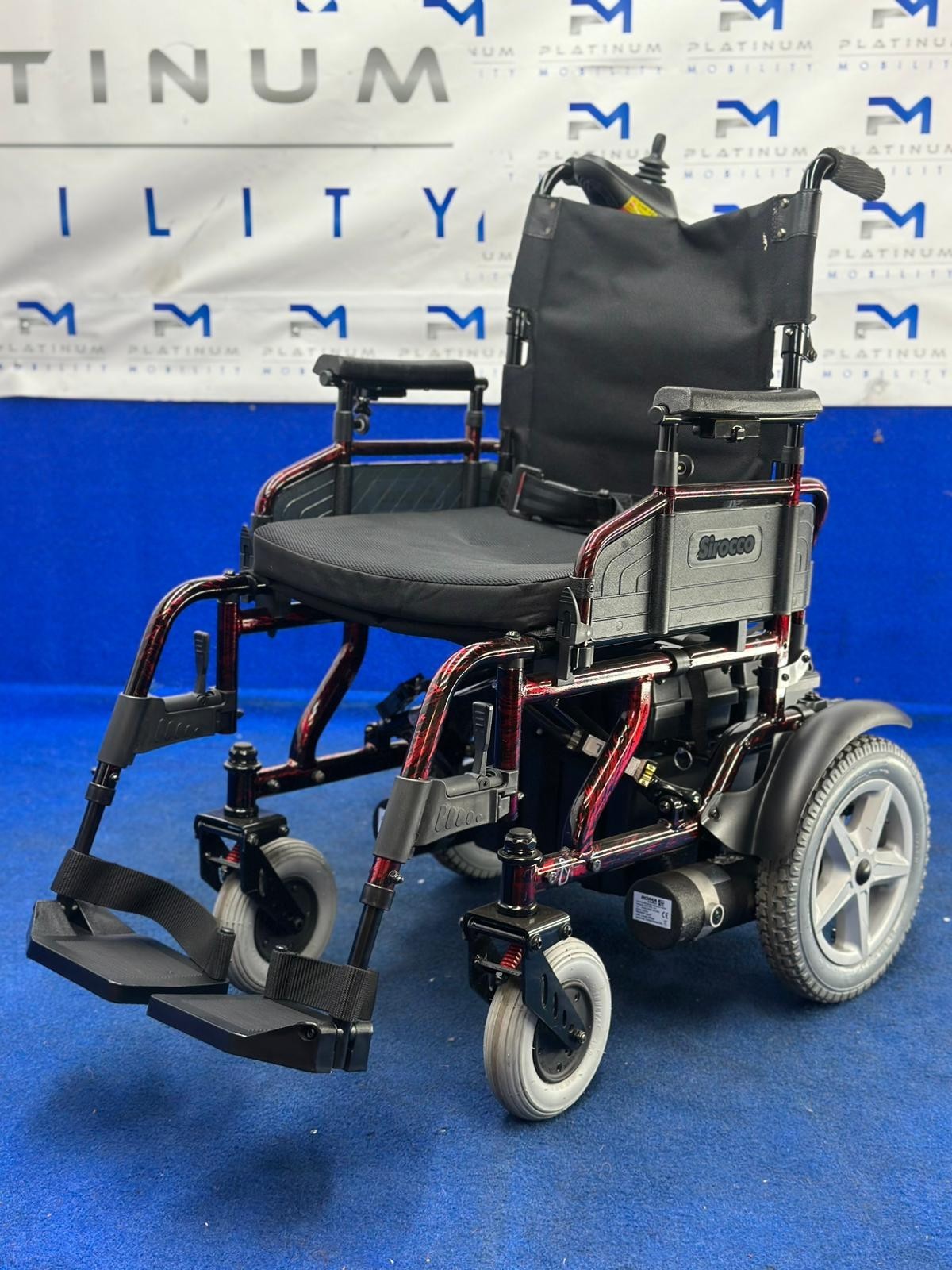 ROMA SIROCCO 4MPH ATTENDANT CONTROLED ELECTRIC WHEELCHAIR POWERCHAIR 1228