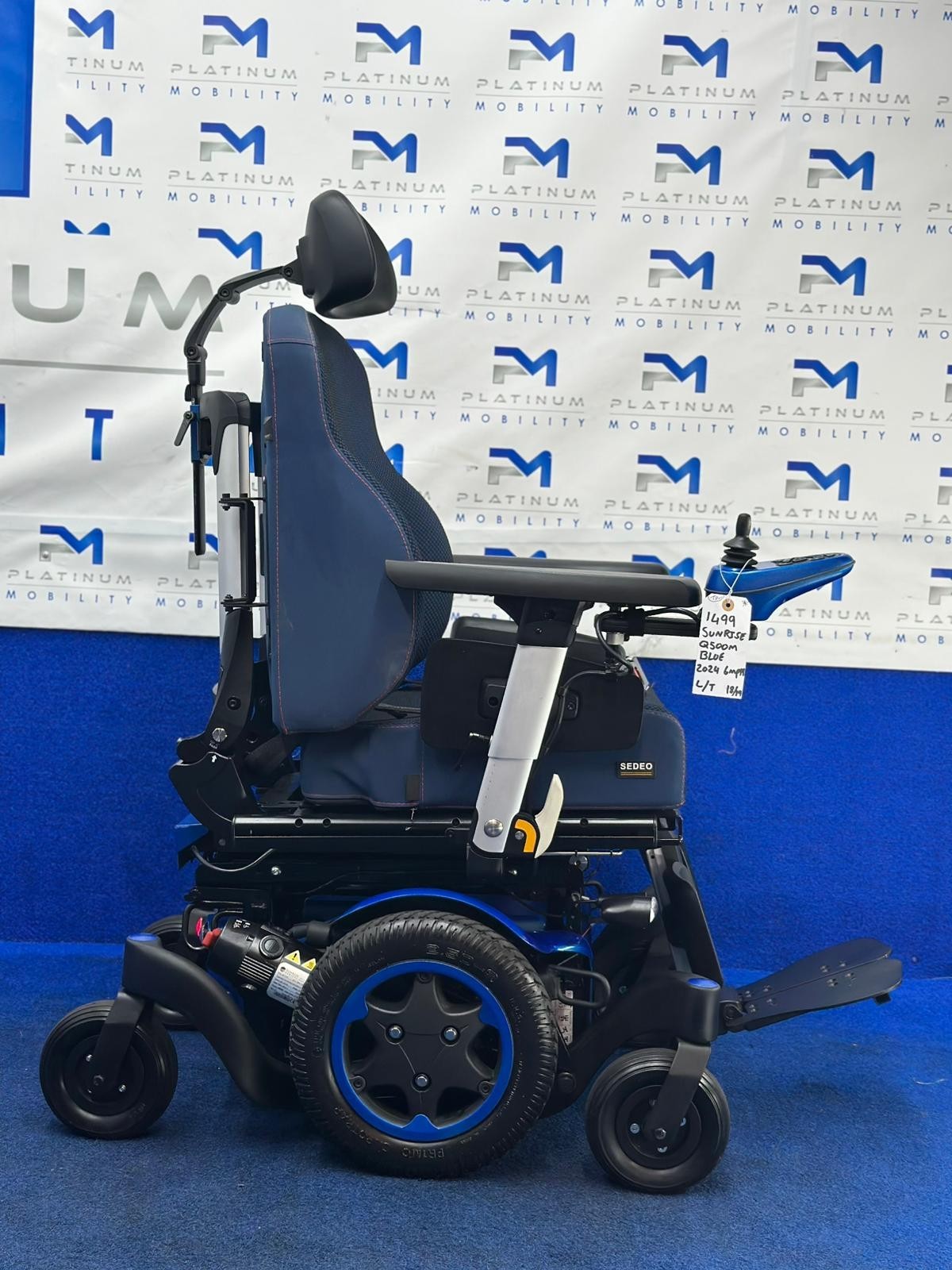 CUSTOM  2024 Quickie Q500 M Powerchair – 6mph Riser Electric Wheelchair (1499)