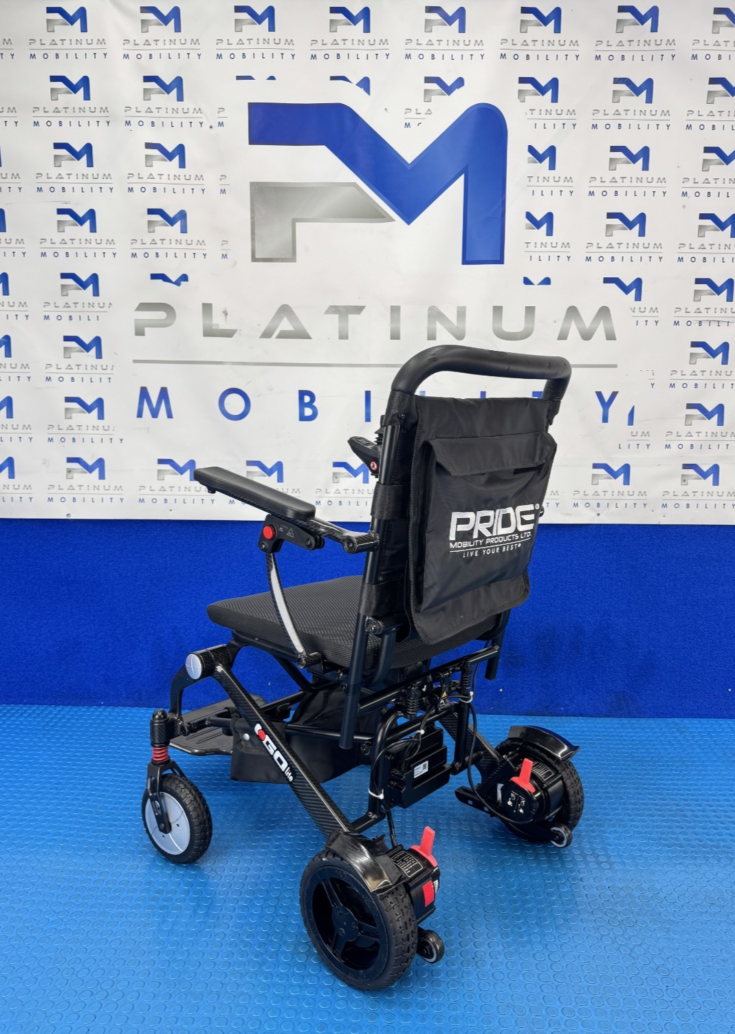 Pride I Go Lite Carbon Fibre Lightweight Portable Powerchair 18kg 4mph 2355