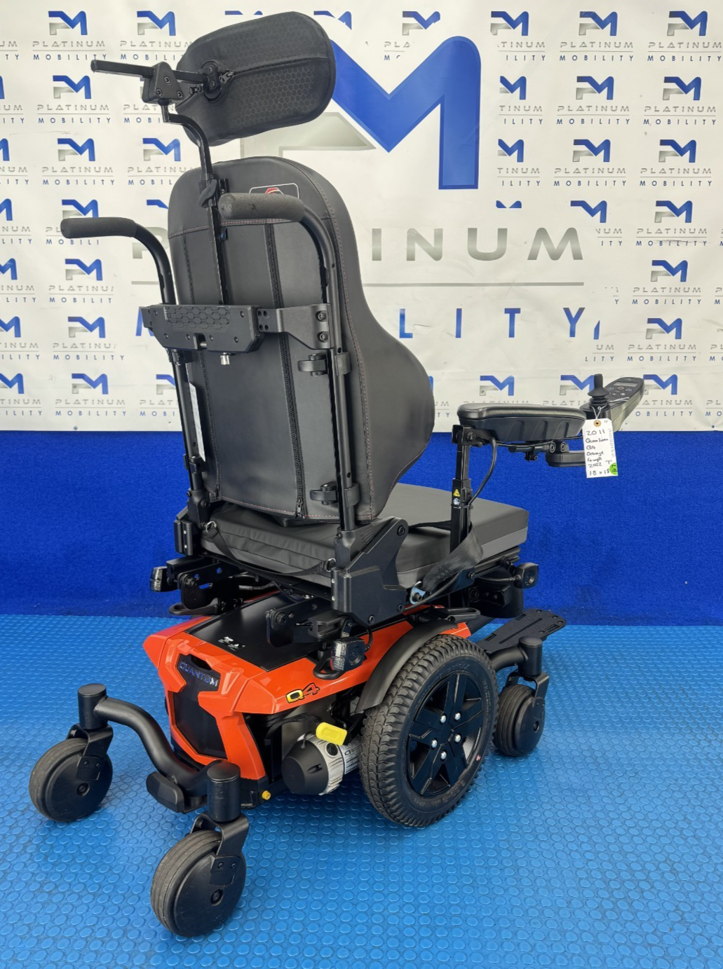 PRIDE QUANTUM Q4 MWD 4MPH ELECTRIC TILT MOBILITY WHEELCHAIR 2011