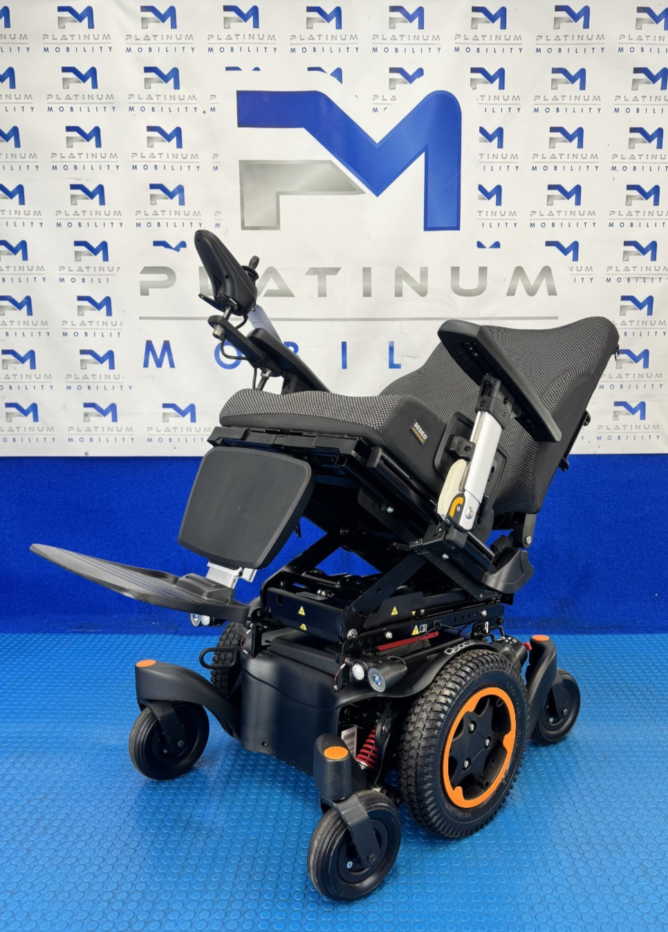 SUNRISE QUICKIE Q500M 6MPH ELECTRIC WHEELCHAIR RISER AND TILT POWERCHAIR 1983