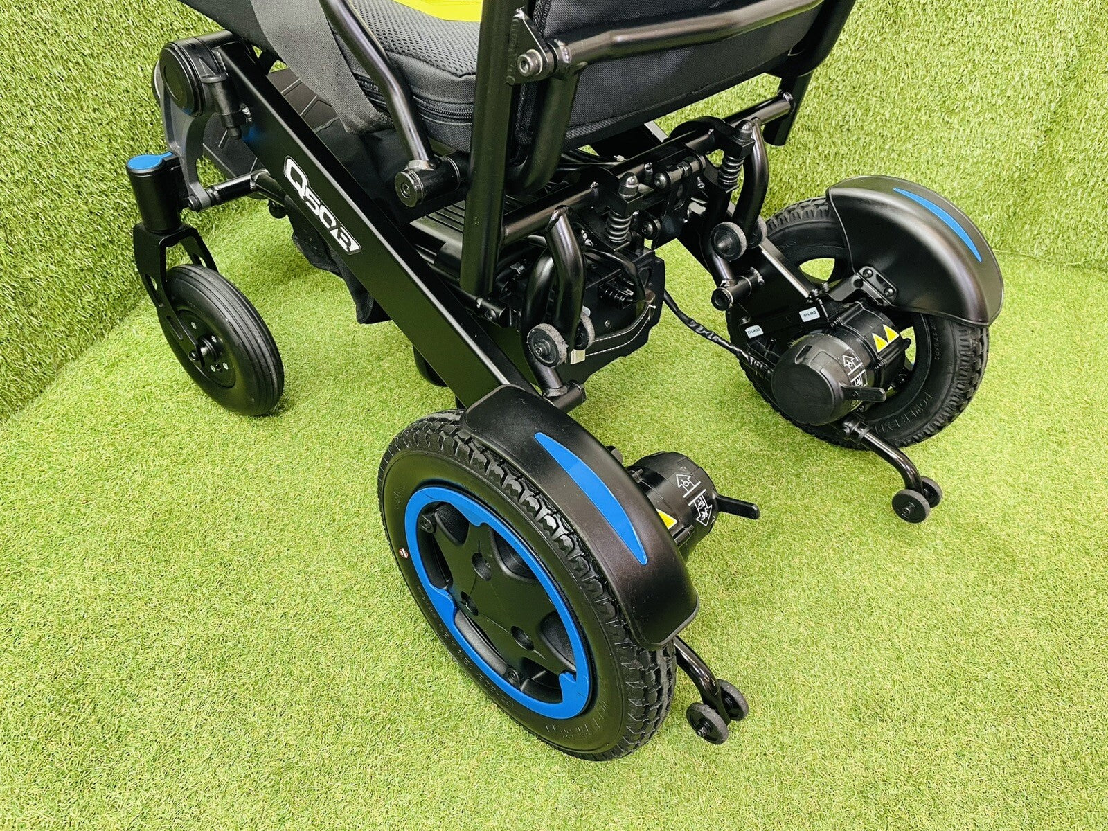 QUICKIE Q50R FOLDING 4MPH TRANSPORTABLE LITHIUM ELECTRIC POWERCHAIR WHEELCHAIR