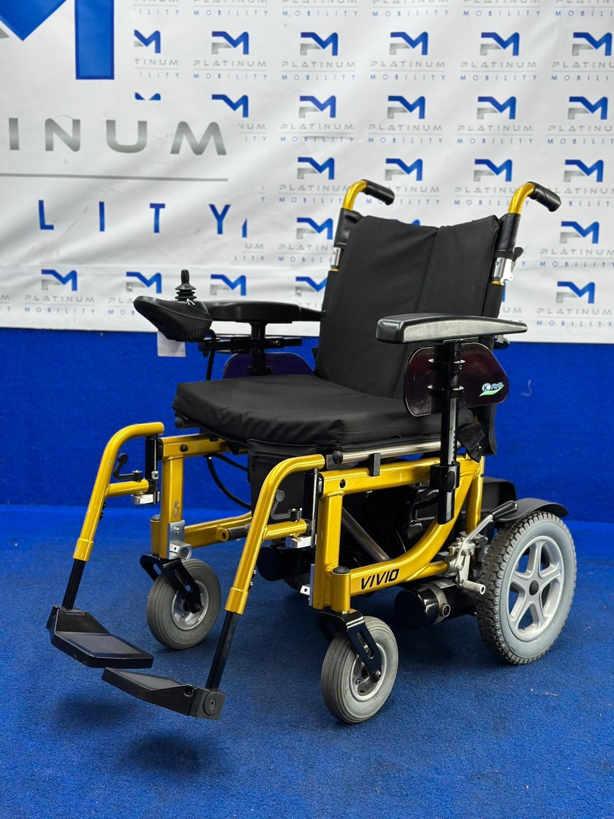 KYMCO VIVIO 4MPH RWD ELECTRIC TRANSPORTBALE FOLDABLE WHEELCHAIR POWERCHAIR 1298