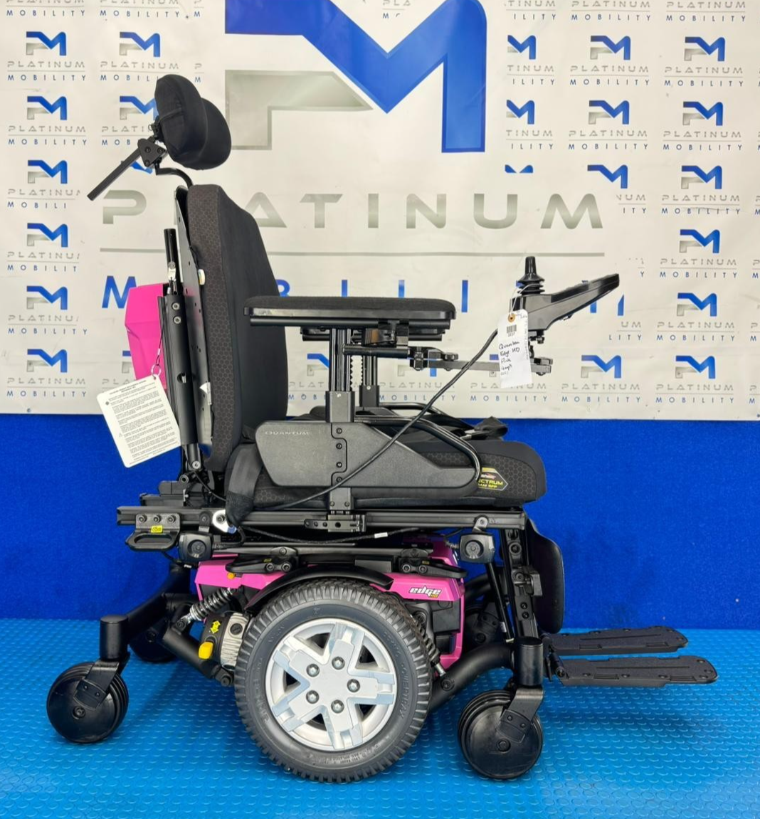 Quantum Q6 2.0 Edge HD Electric Powerchair 4mph Heavy Duty 32st Mid Wheel 2237