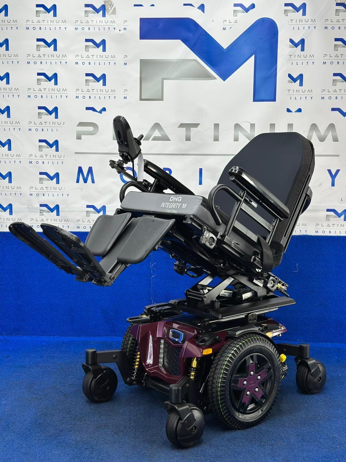 PRIDE QUANTUM EDGE 3 6 MPH ELECTRIC POWER WHEELCHAIR POWERCHAIR 1542