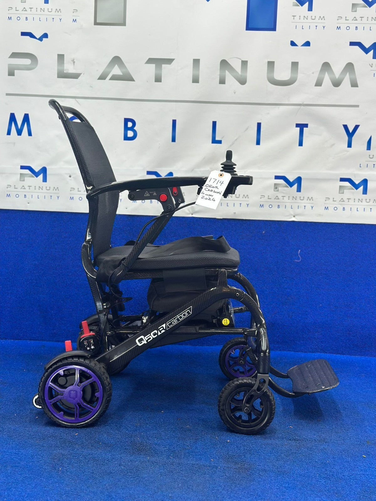 Sunrise QUICKIE Q50R CARBON FIBRE ELECTRIC POWERCHAIR FOLDING 4MPH