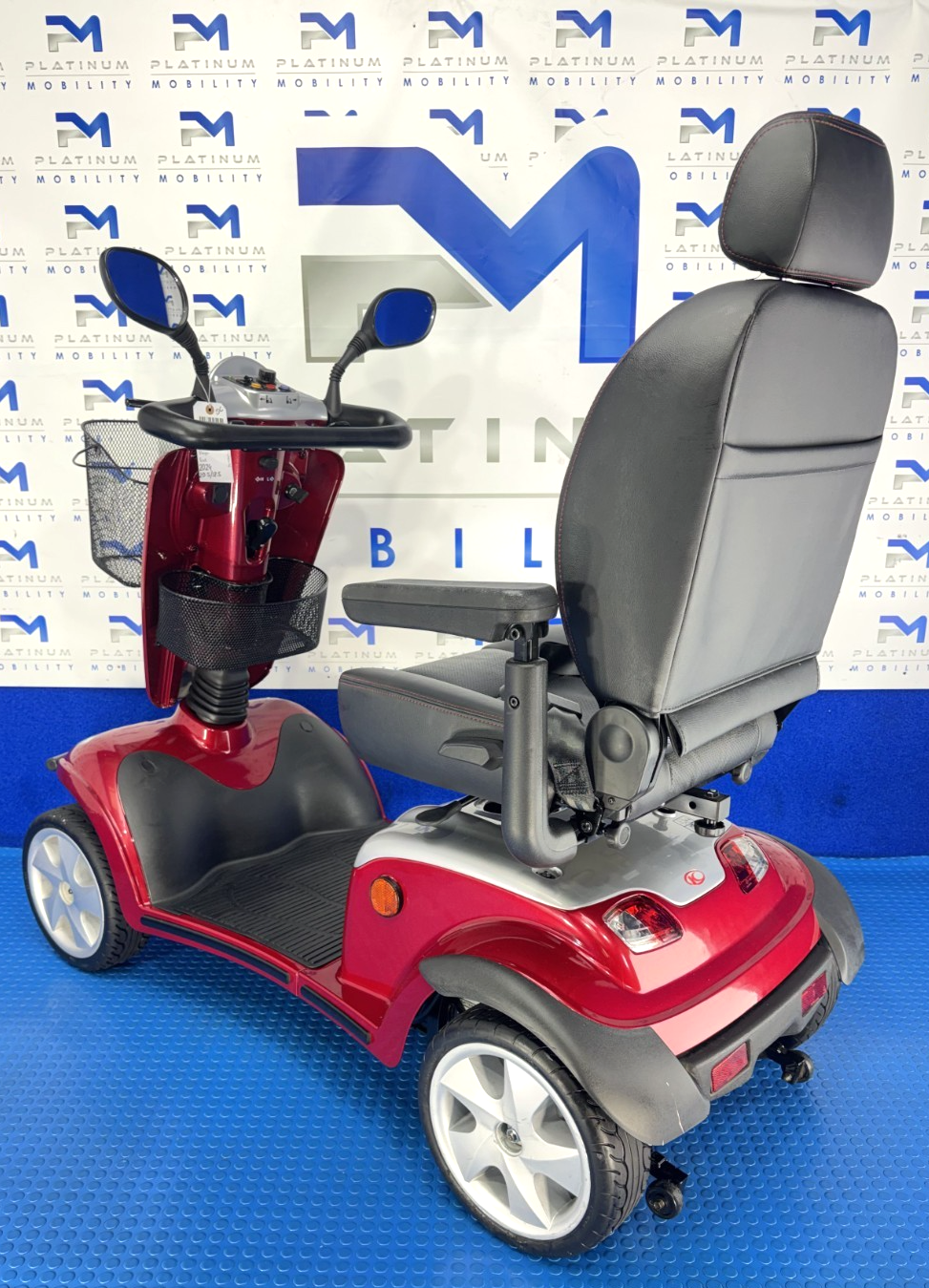Kymco Maxi 4 Wheeled Mobility Scooter New Batteries, Solid Tyres, 8mph 4146