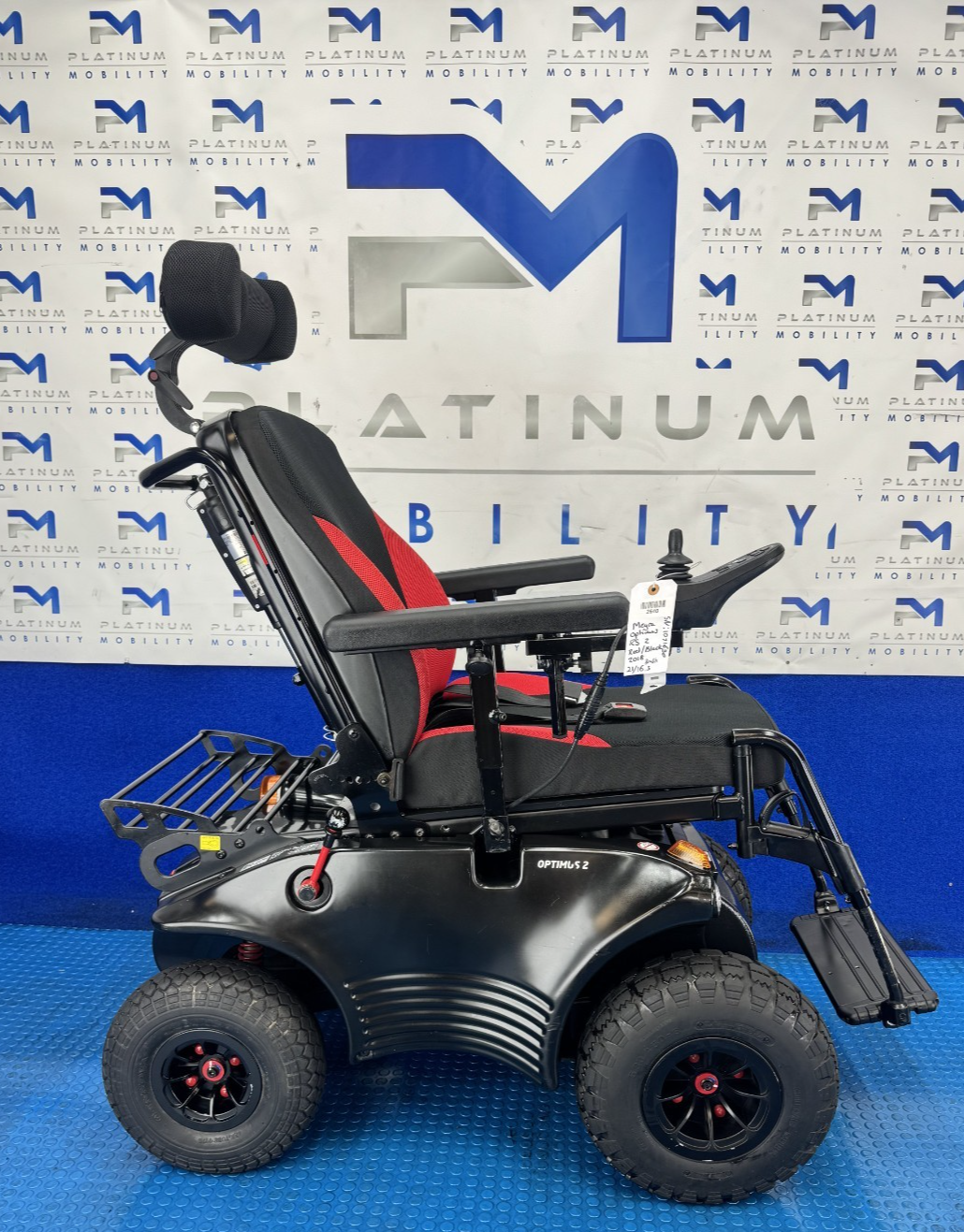 Meyra Optimus RS 2 Rear Wheel Drive 8Mph New Batteries Solid tyres 2640
